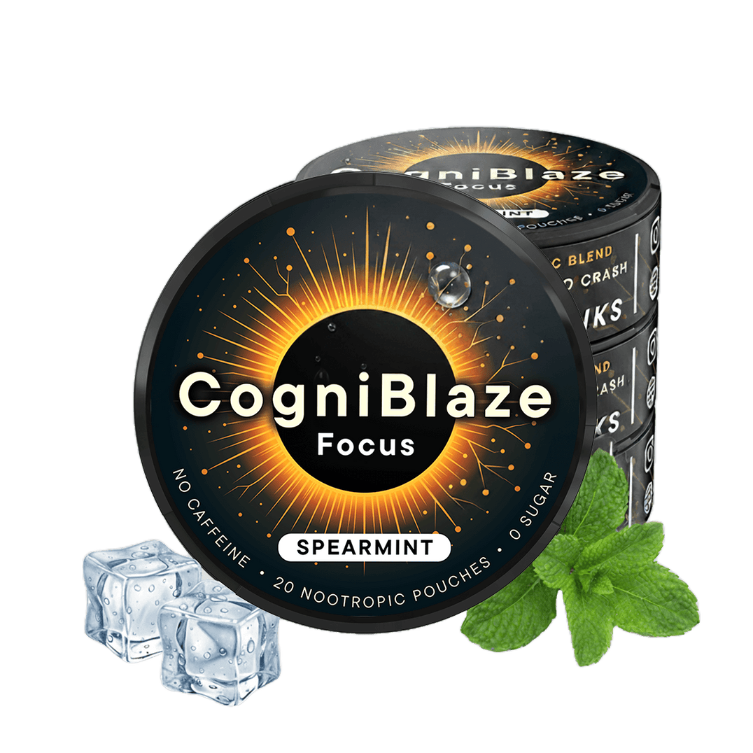 CogniBlaze Focus caffeine free, nicotine free nootropic pouches
