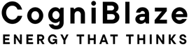 CogniBlaze logo with tagline 'Energy That Thinks' on a white background
